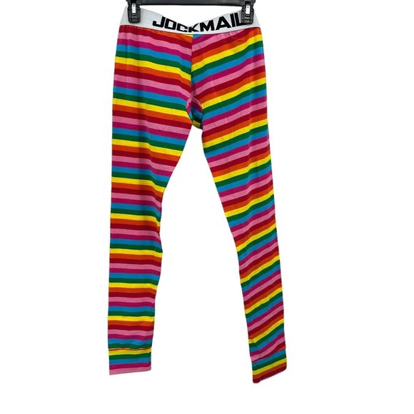 JOCKMAIL Rainbow Mens LARGE Base Layer Pants Cotton Long Johns Legging New Tags - Picture 4 of 12